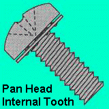 Pan Head Internal Tooth SEMS Machine Screw
